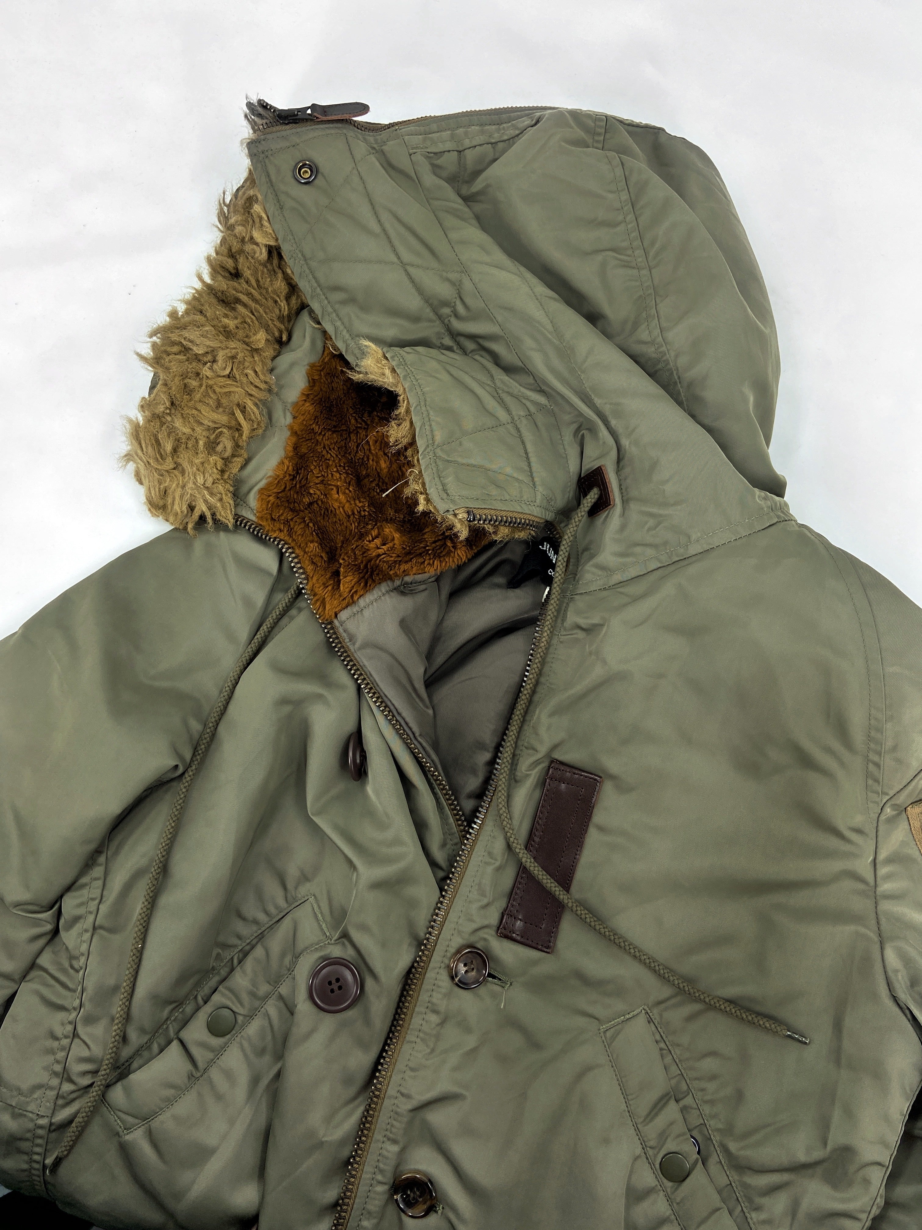 Junya Watanabe Fall 2006 Grail N-3B Oversized Military Parka Coat S - 9