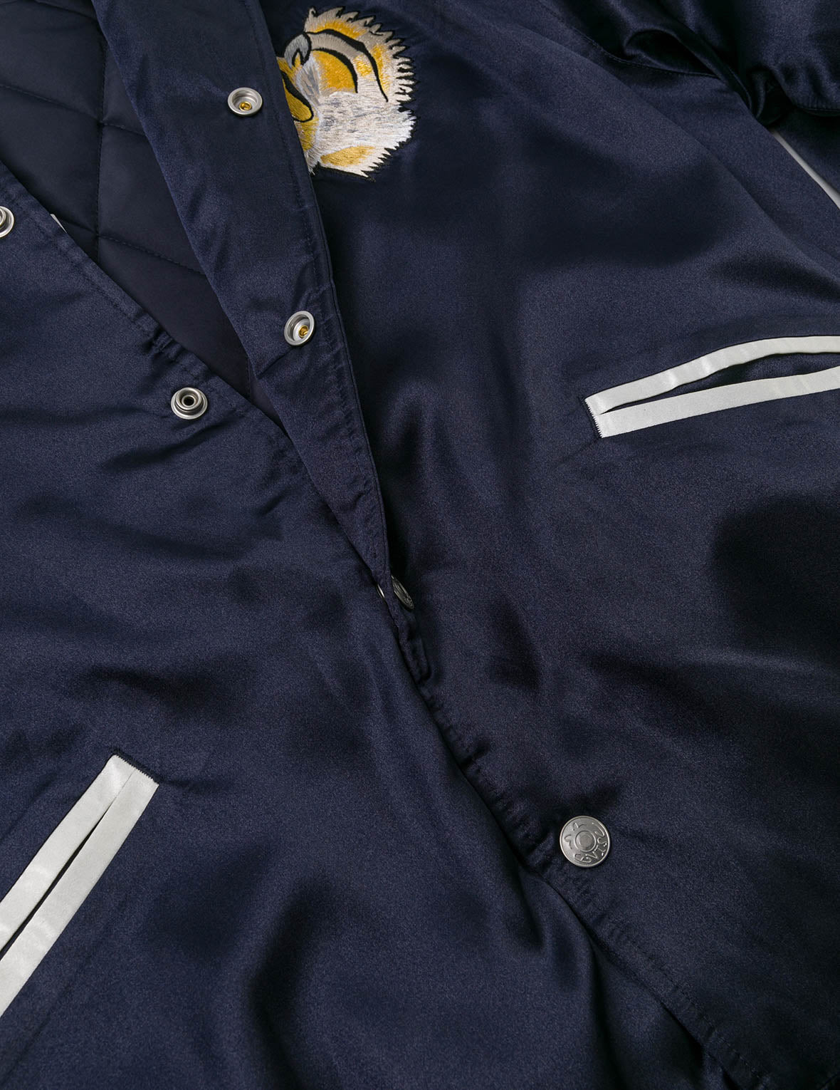 EVISU Archive Embroidery Regular Fit Padded Souvenir Jacket - 12