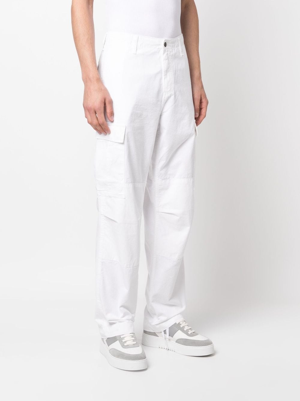multi-pocket cotton cargo pants - 4