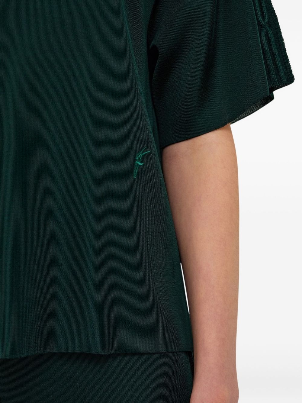 knitted polo shirt - 6