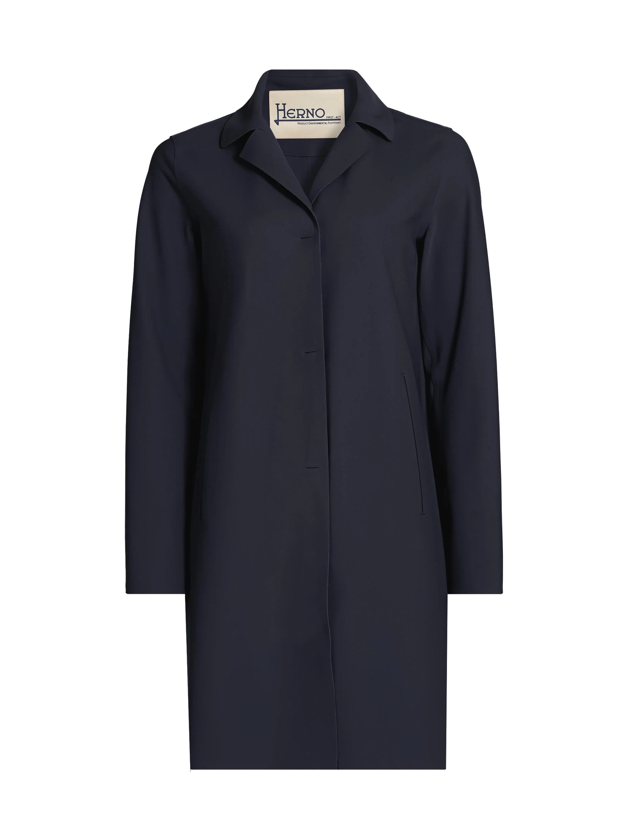 Women's Scuba Snap Front Jacket - Navy - 1