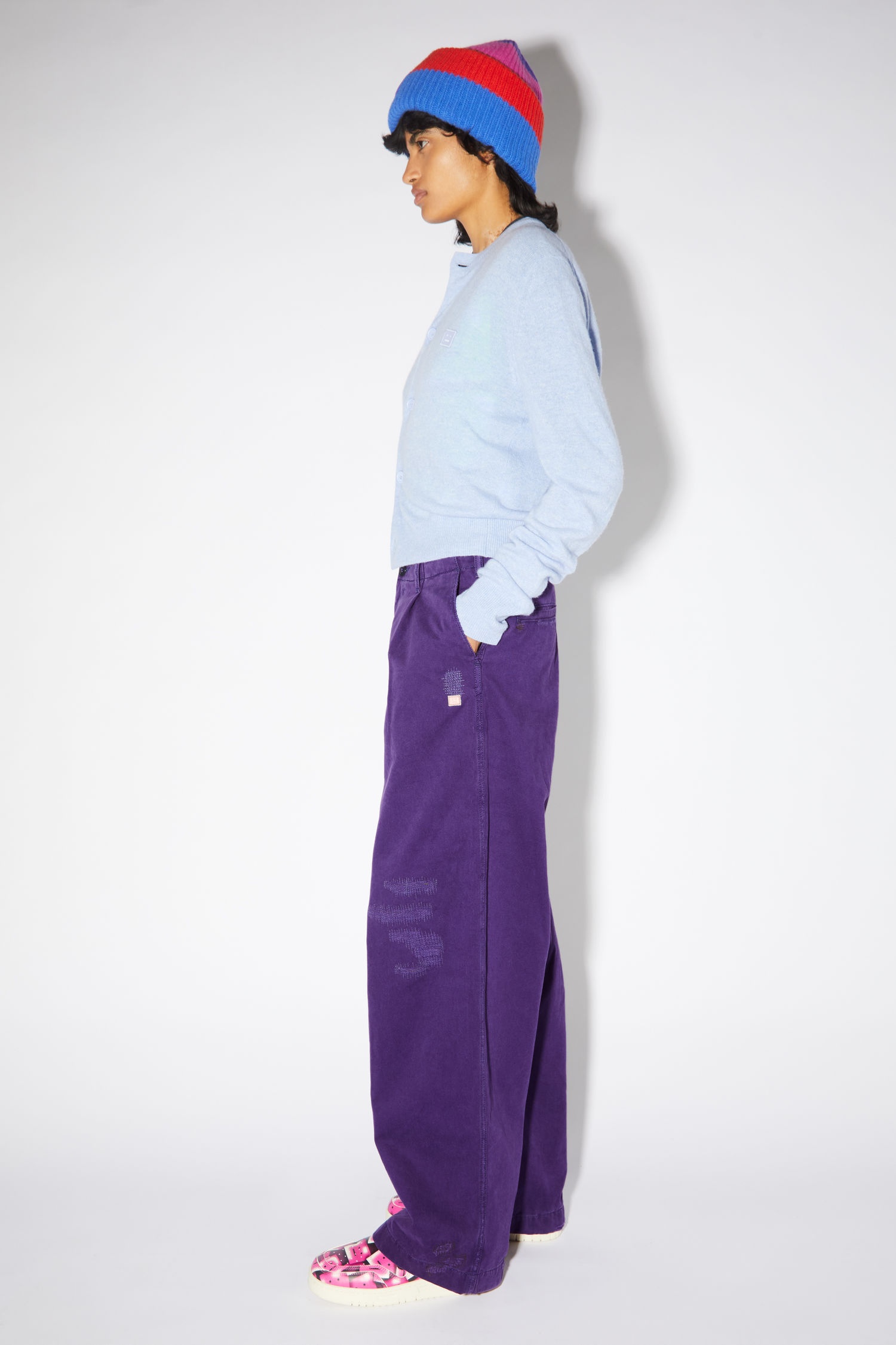 Workwear trousers - Purple - 4