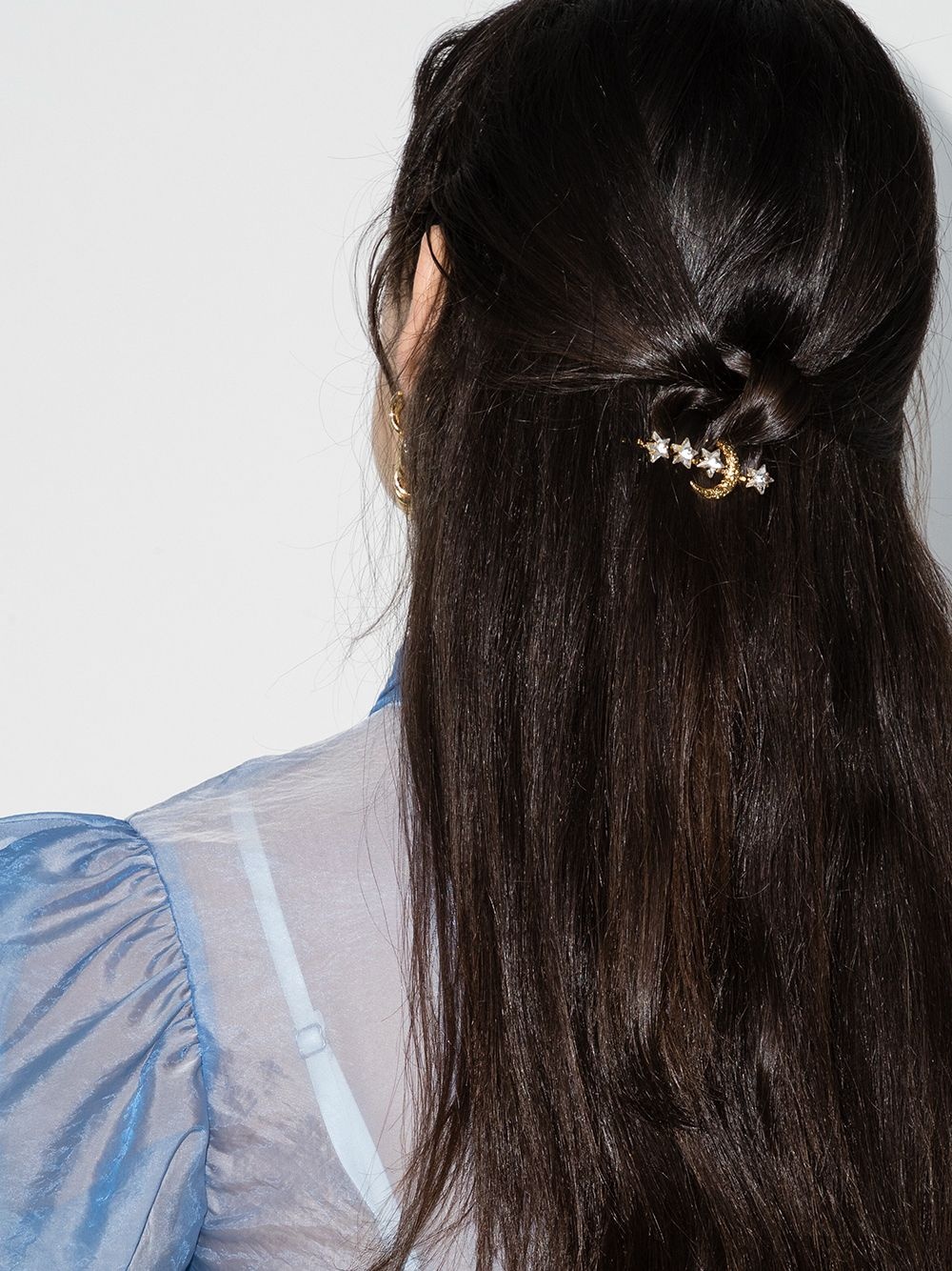 Vela crystal-embellished hairpin - 4