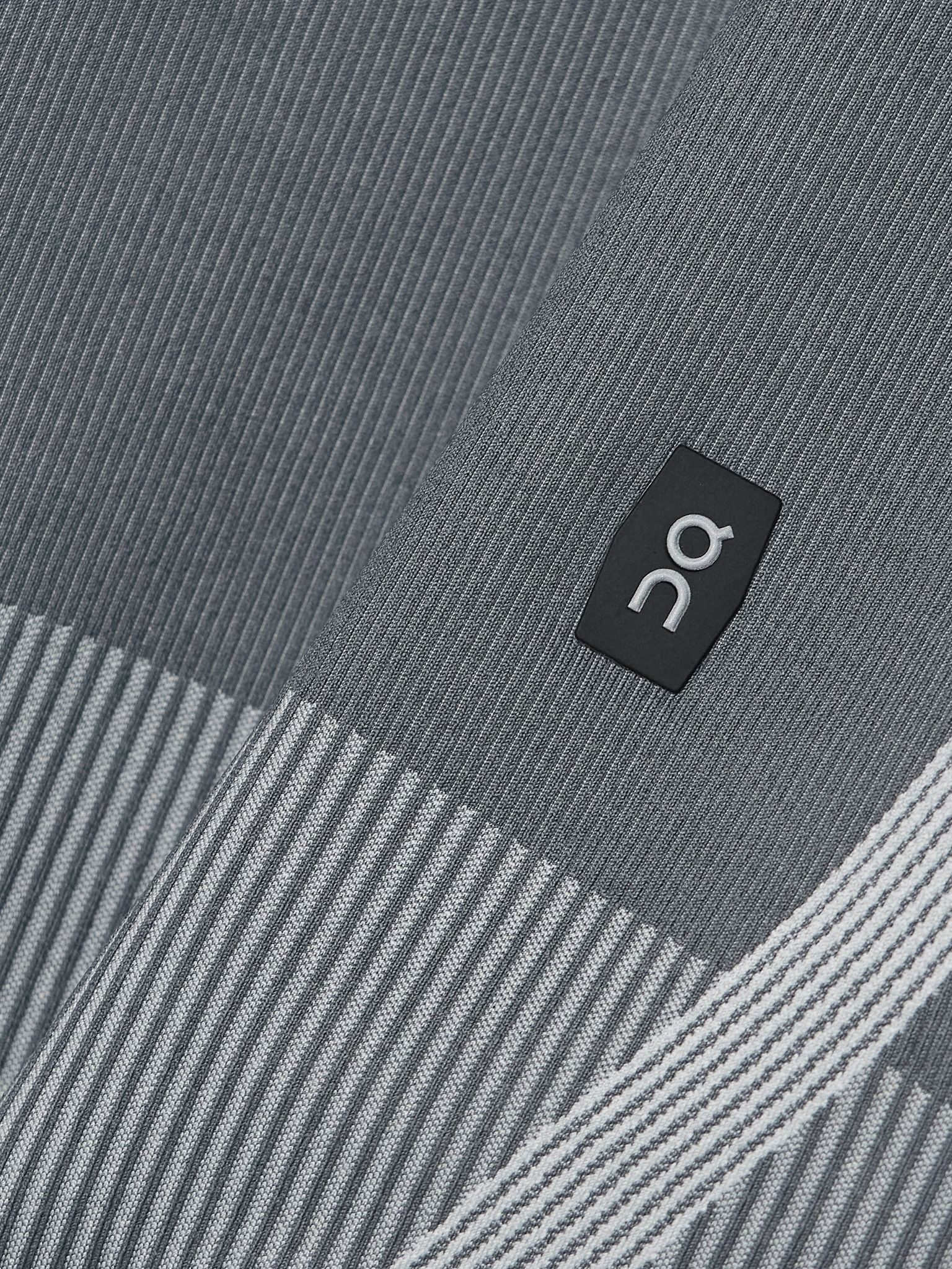Studio cropped ribbed stretch recycled tank Gray - 4