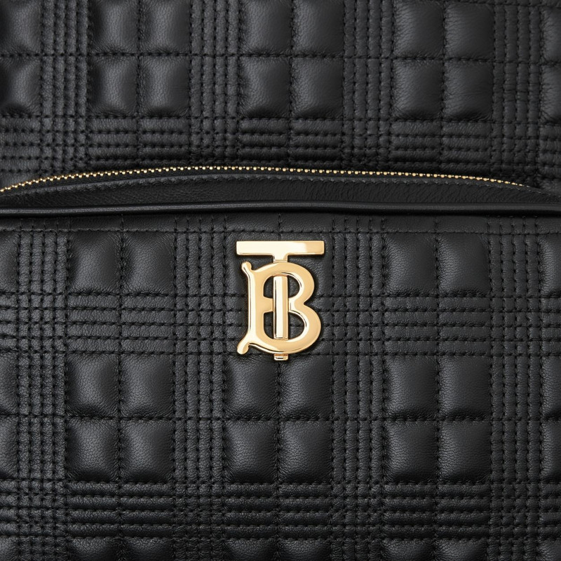 Burberry Quilted Check Lambskin Backpack outlook
