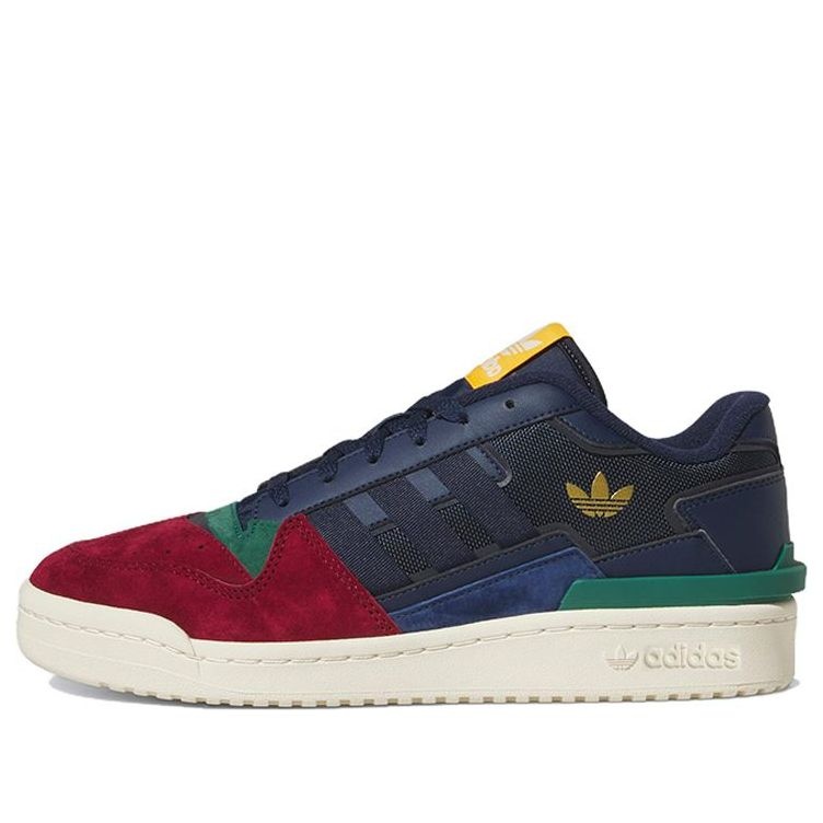 adidas Forum Exhibit Low 2.0 'Collegiate Navy Burgundy Green' HQ7116 - 1