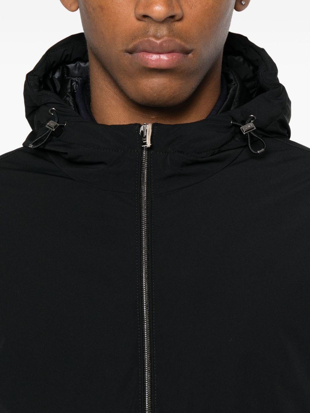 hooded zip-fastening jacket - 5