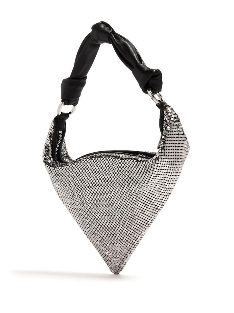 Amina Muaddi mini Cameron mesh shoulder bag outlook