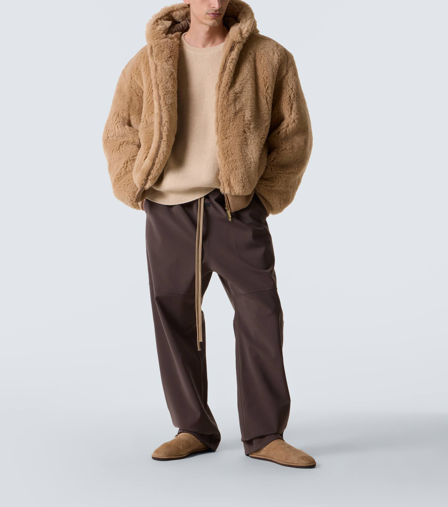 Alpaca and cotton jacket - 2