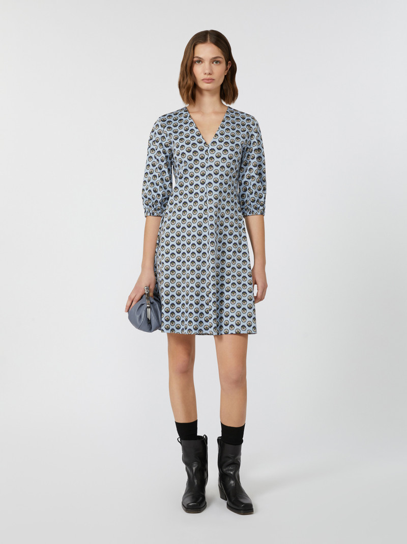 WEEKEND Max Mara CINGHIA Short printed jersey dress outlook