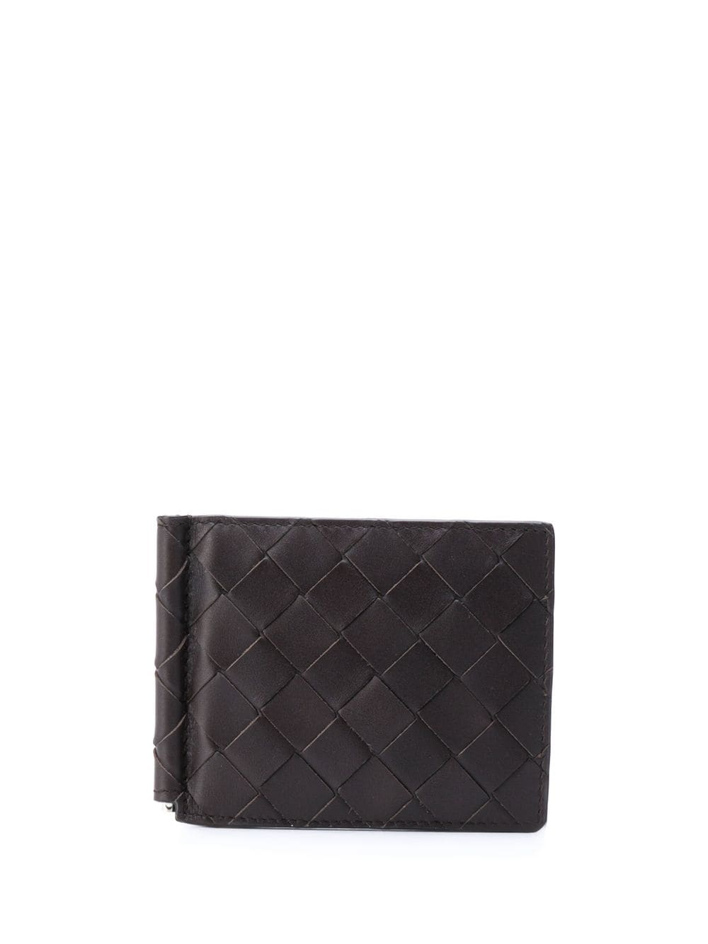 Intrecciato-weave wallet - 1