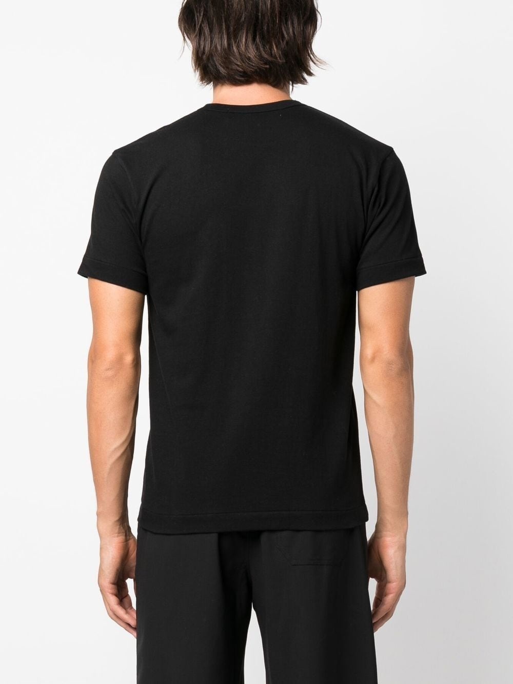 logo-patch cotton T-shirt - 4