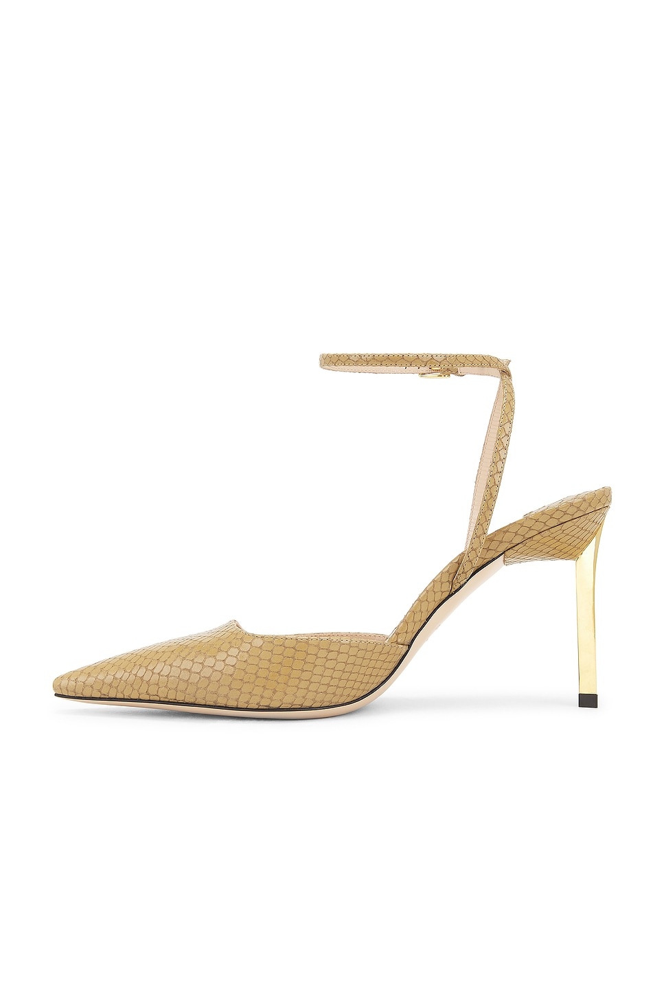 Glossy Stamped Python Slingback 85 Pump - 5