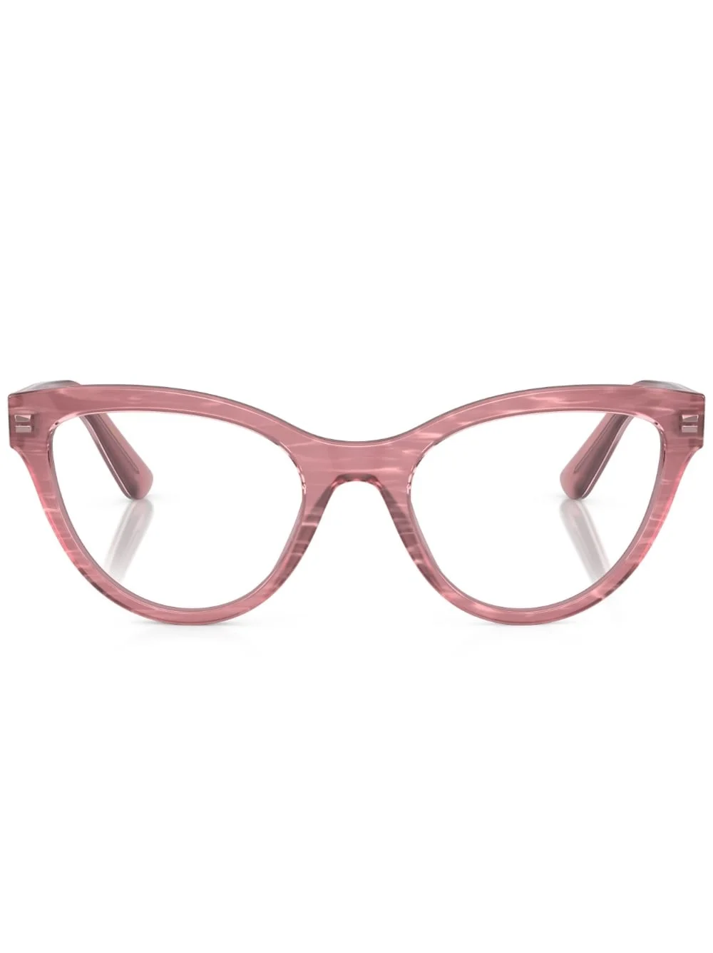 cat-eye frame clear-lenses glasses - 1