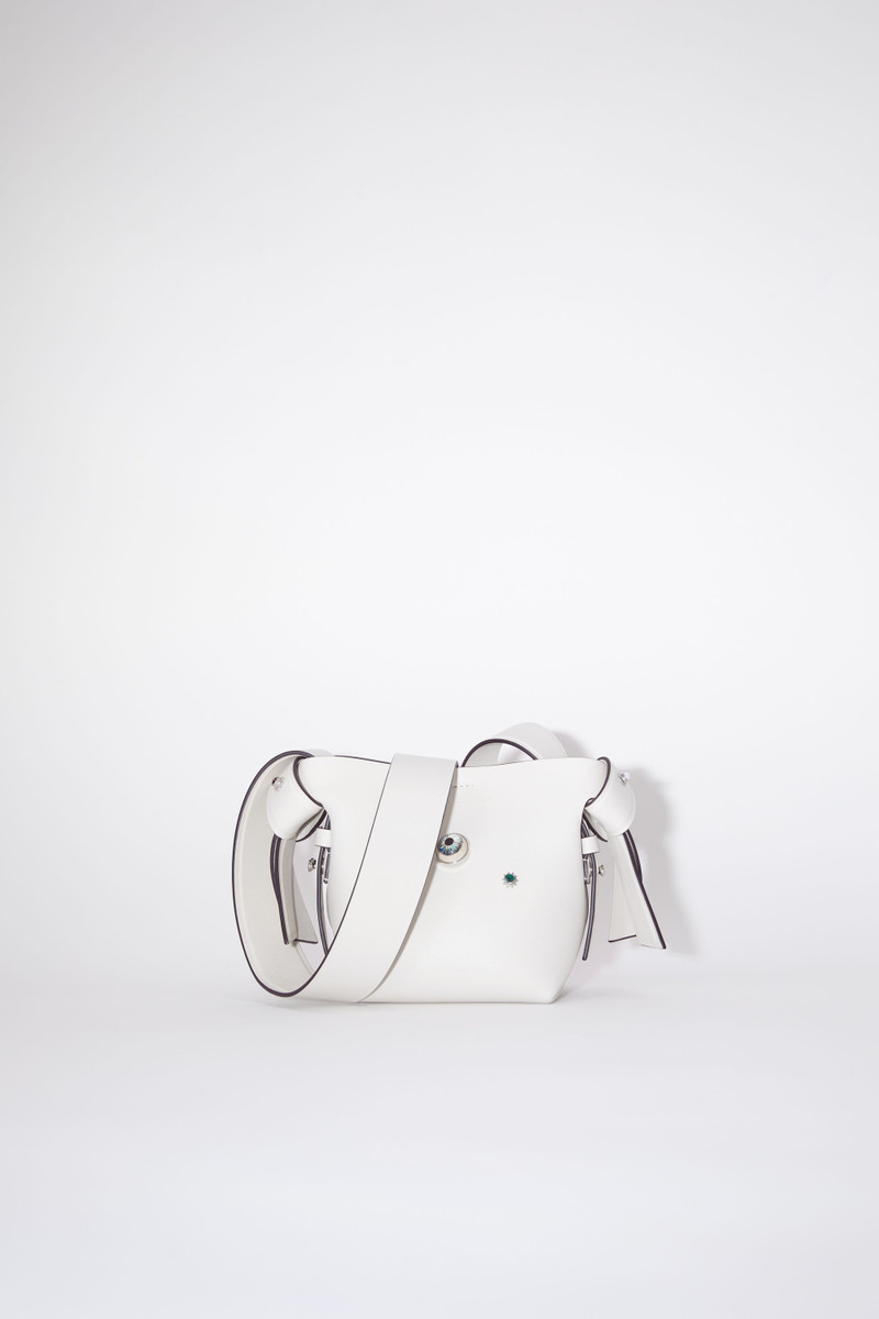 Musubi micro tote - White/black 1