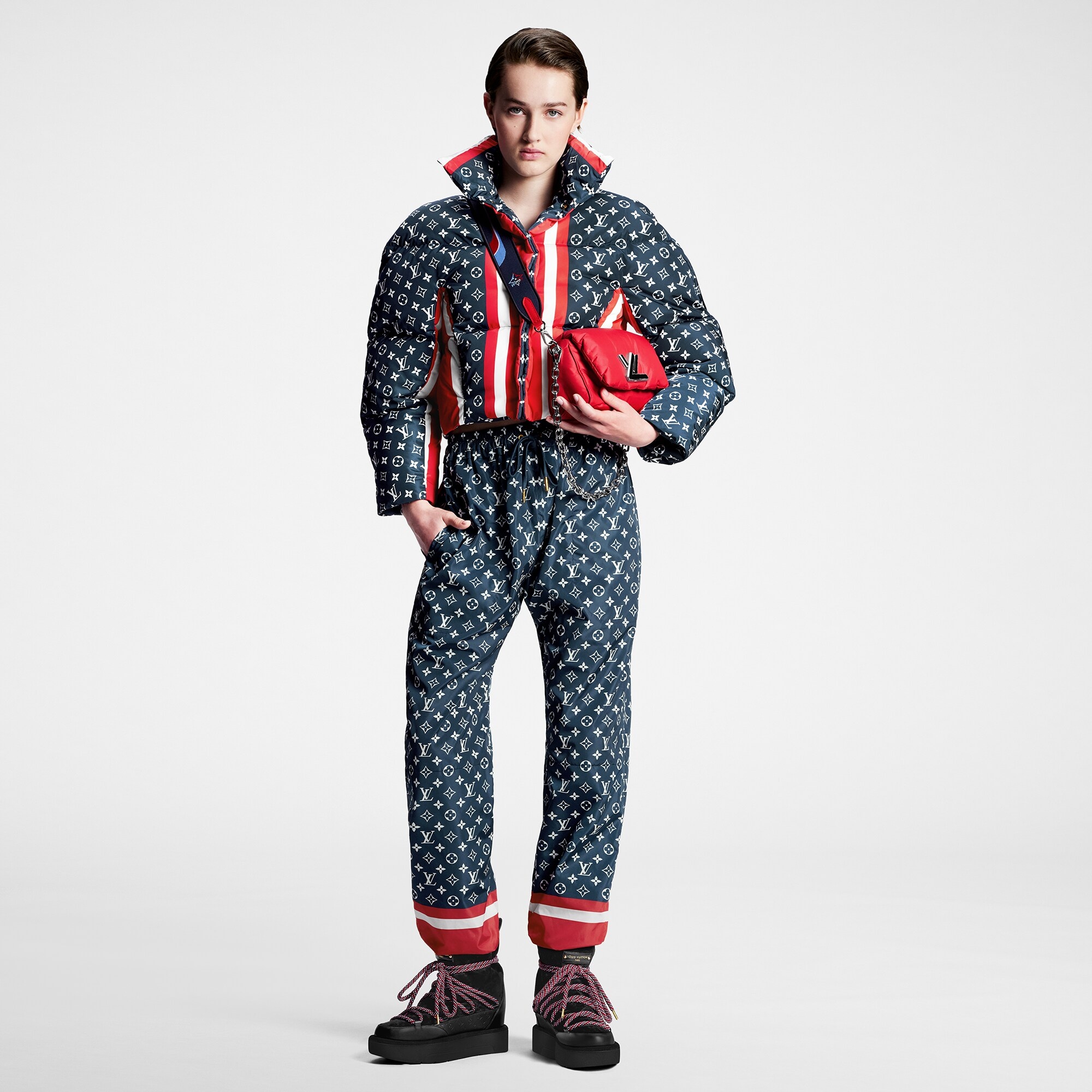 Tricolor Monogram Puffer Jacket - 4