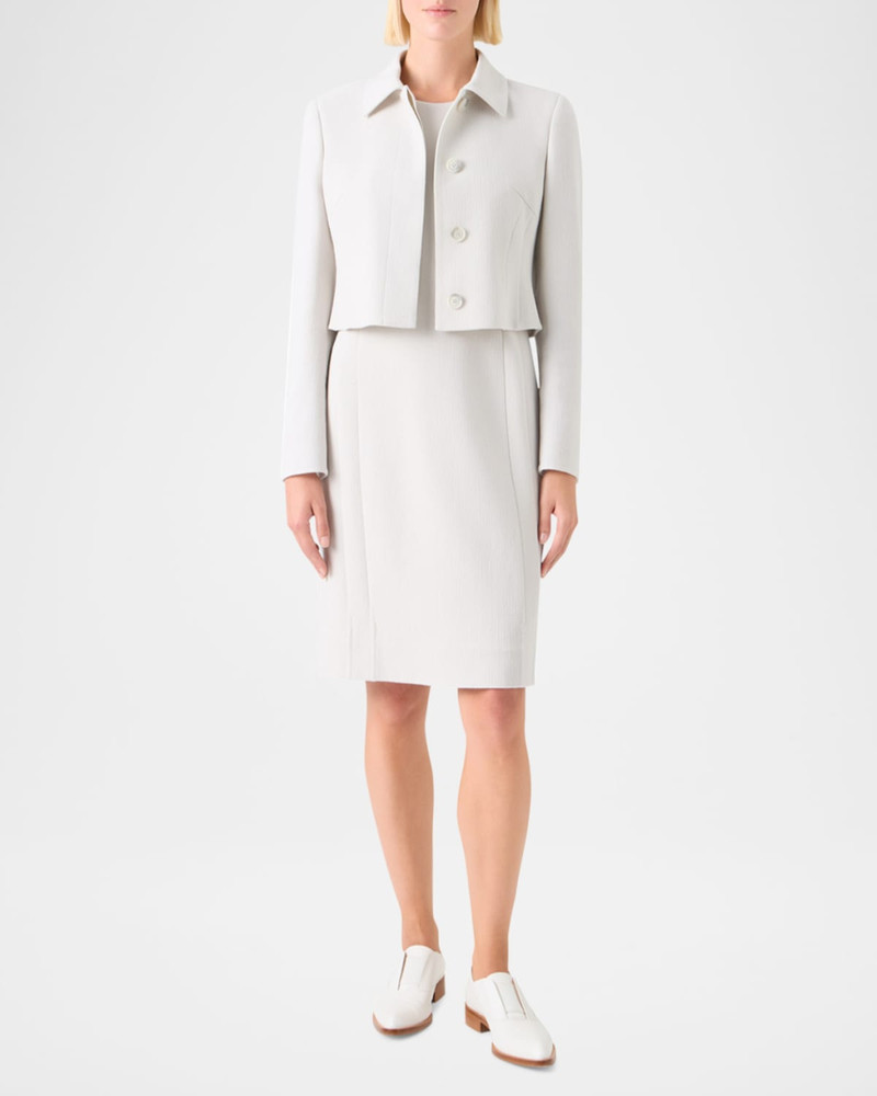 AKRIS Helios Wool Slim Short Jacket outlook
