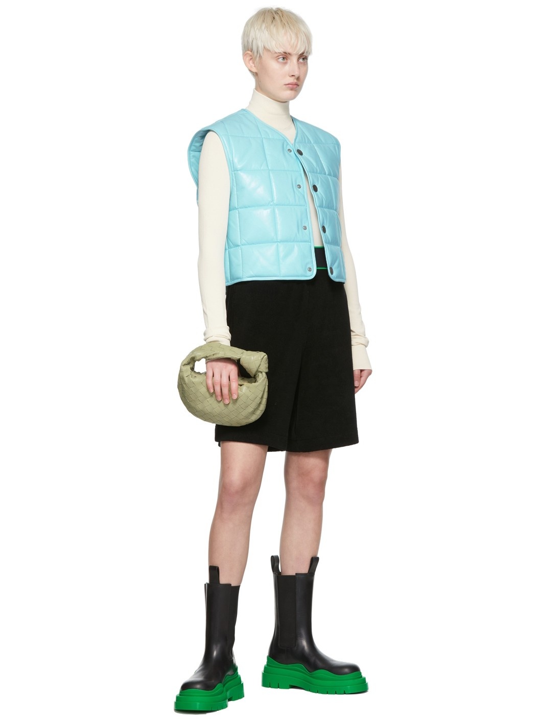 Green Mini Jodie Top Handle Bag - 4