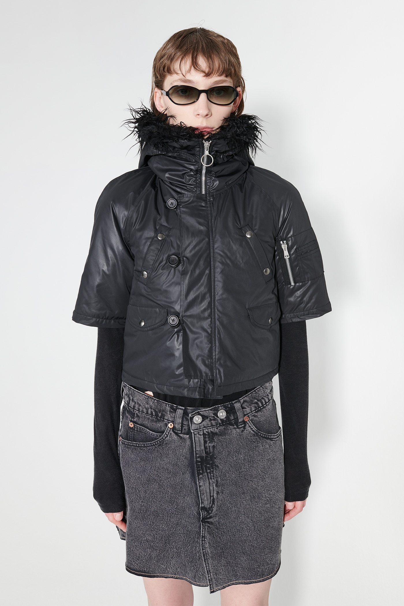 Tiny Parka Black Wax Mirage Tech - 4
