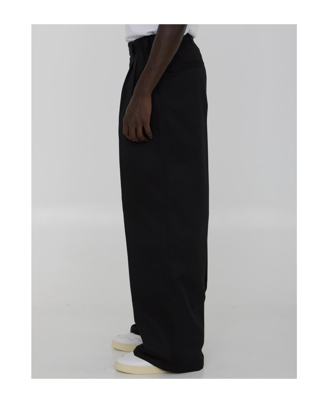 Trousers In Cotton Blend - 3