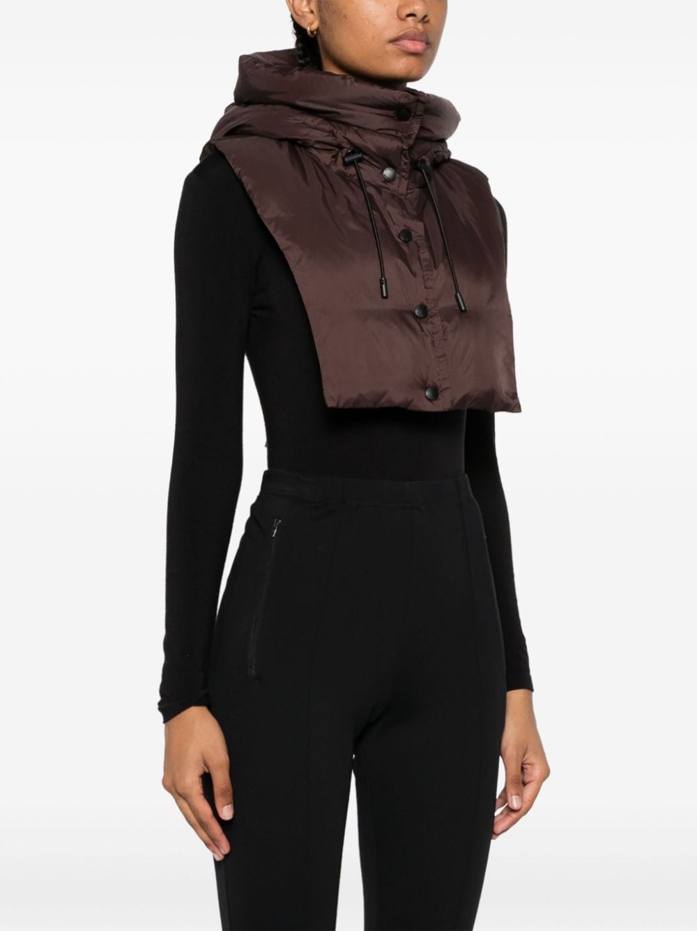 padded hooded bib - 3