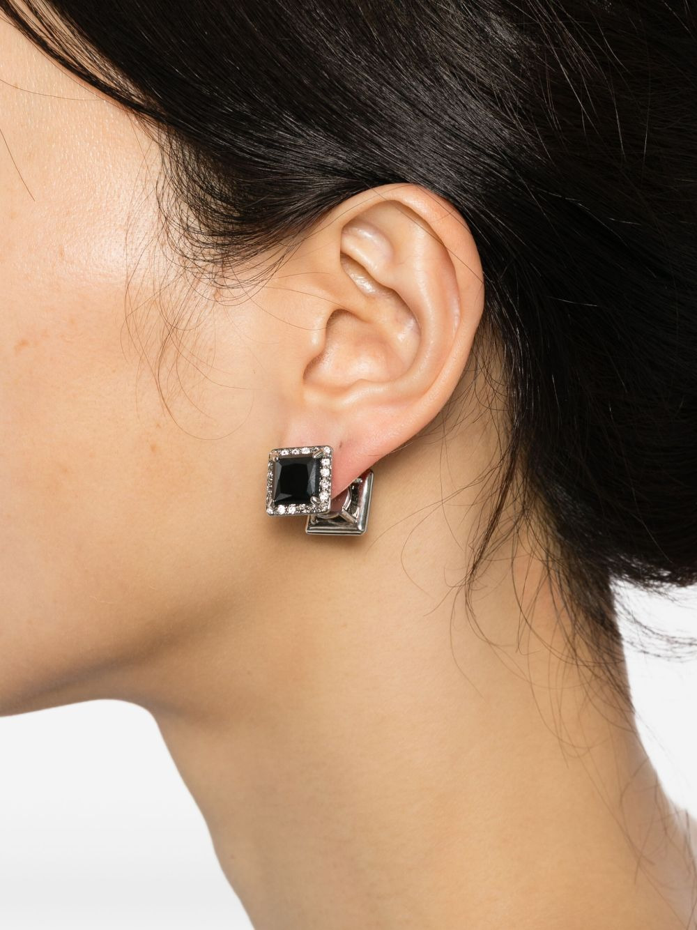 square stones earrings - 2