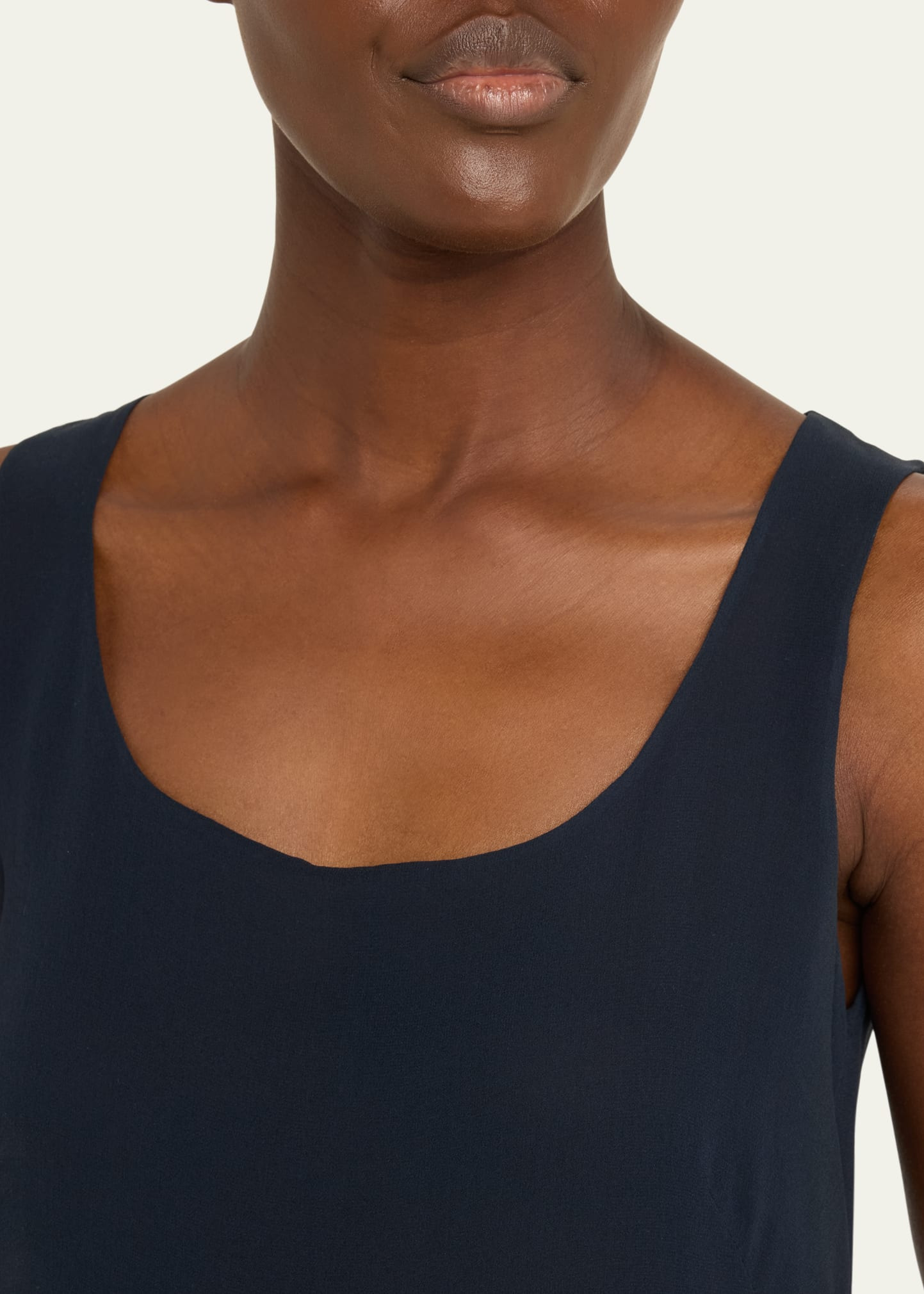 Sleeveless Silk Shell - 5