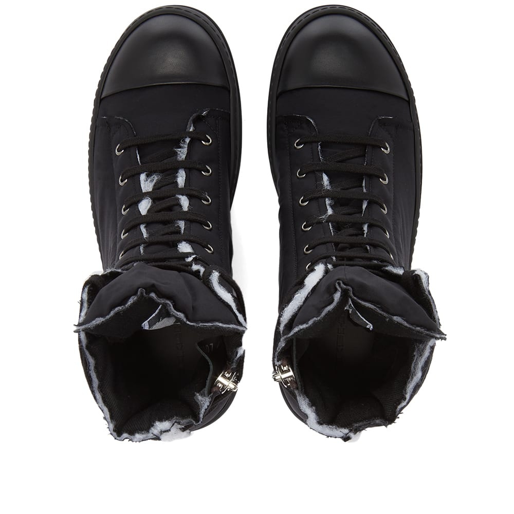 Rick Owens DRKSHDW Sneaks Cotton Nylon Hi Top Sneaker - 5