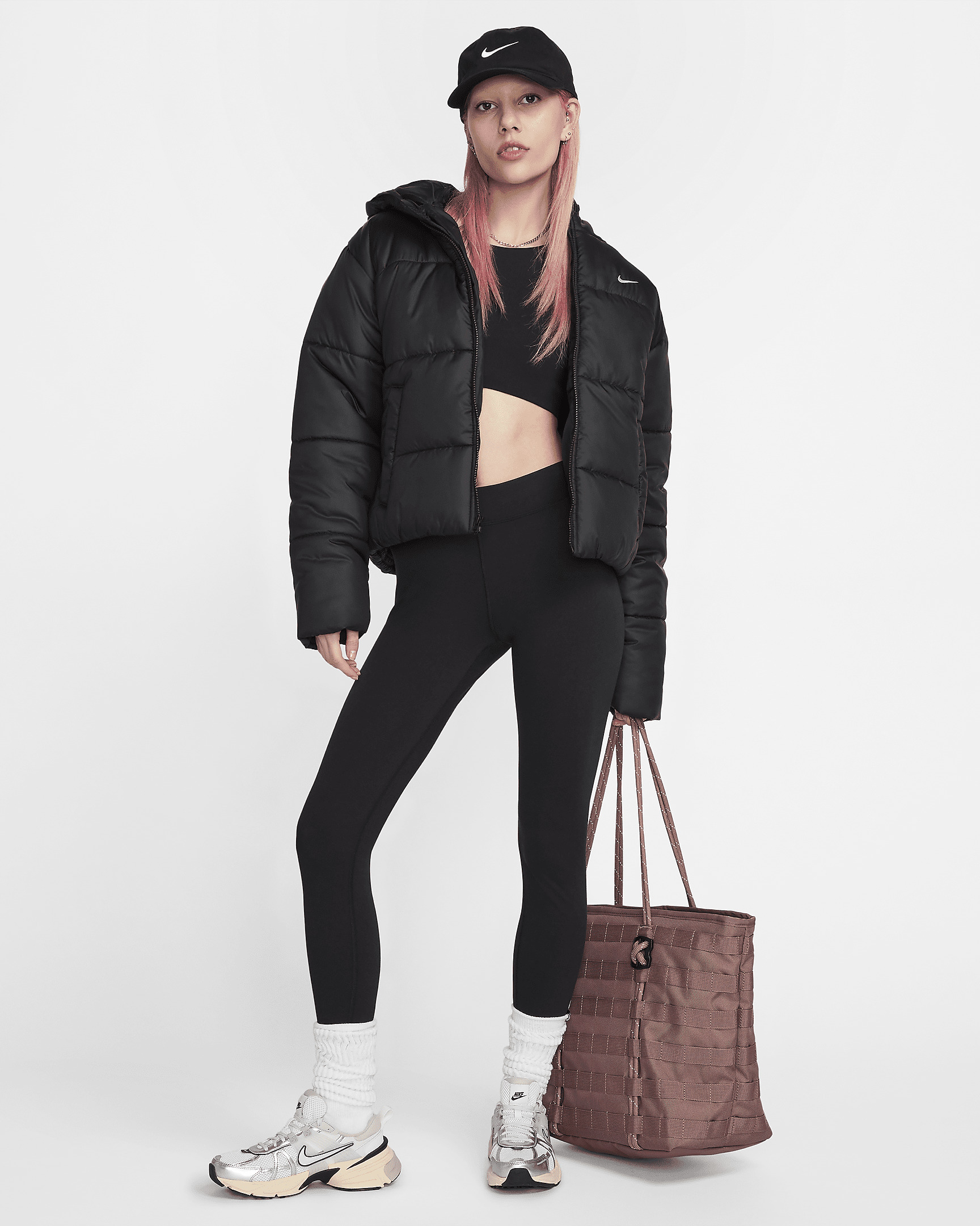 Nike Sportswear Classic Puffer Women's Therma-FIT Loose Hooded Jacket - 9