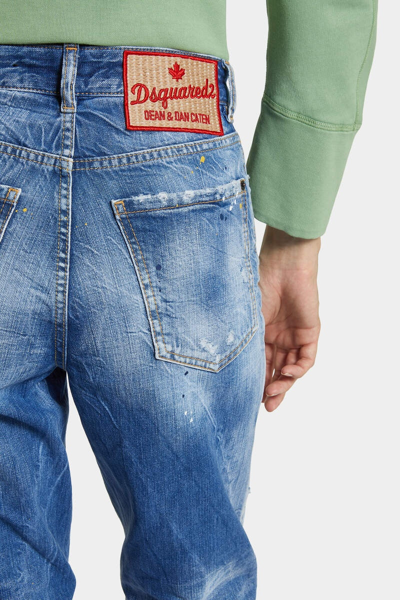 LIGHT CLEAN BABY BLUE WASH 단추 청바지 6