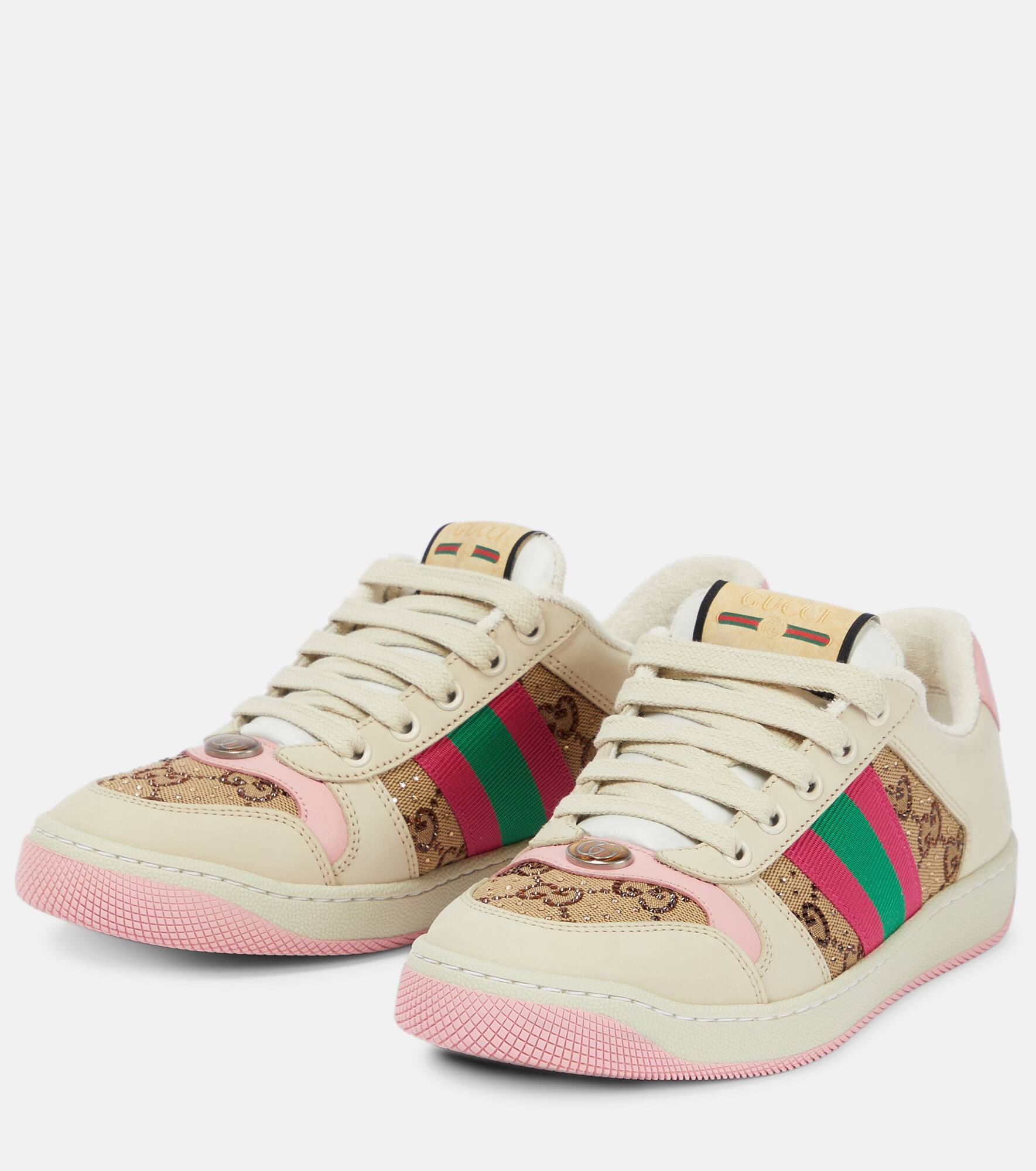 Screener leather sneakers - 4