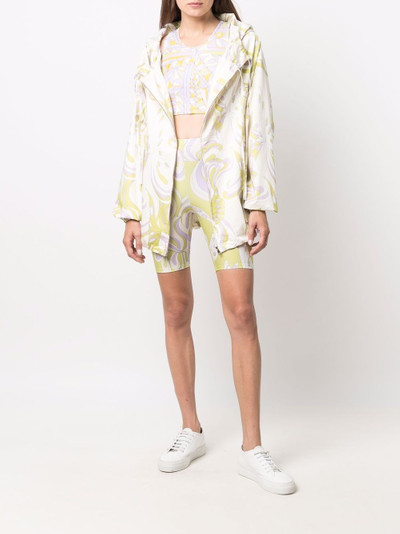 EMILIO PUCCI graphic-print zip-fastening jacket outlook