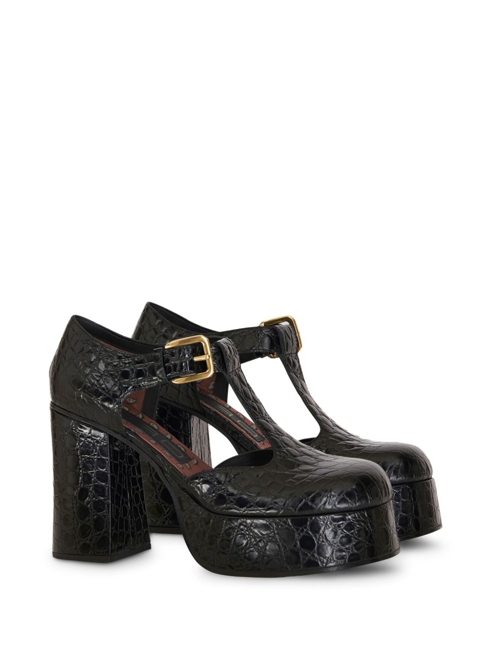 Mary Jane 110mm round-toe pumps - 2