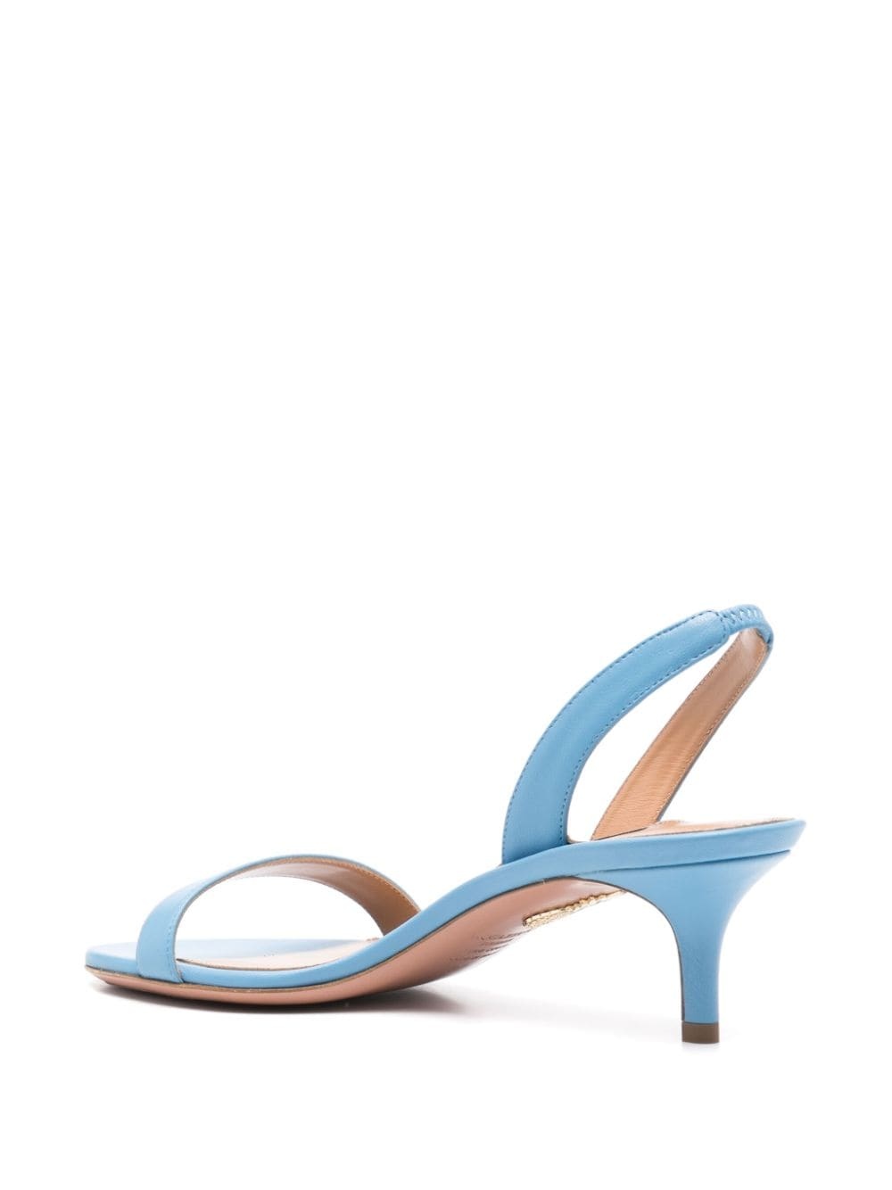 So Nude 50mm leather sandals - 3