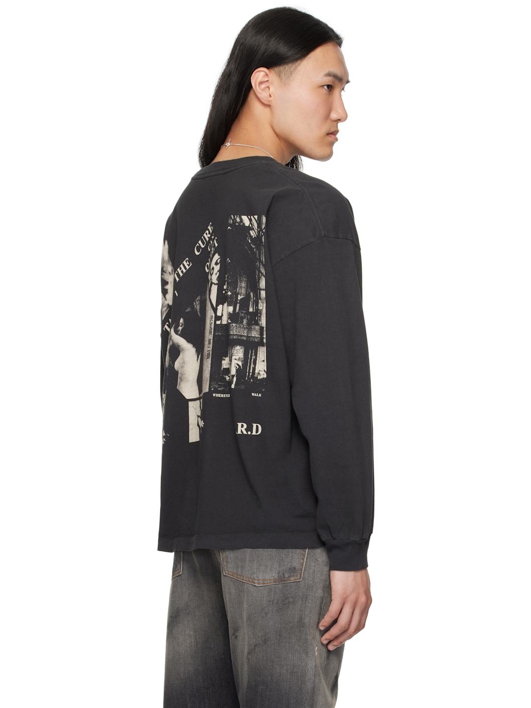 Black 'Taking the Cure' LS T-shirt - 3
