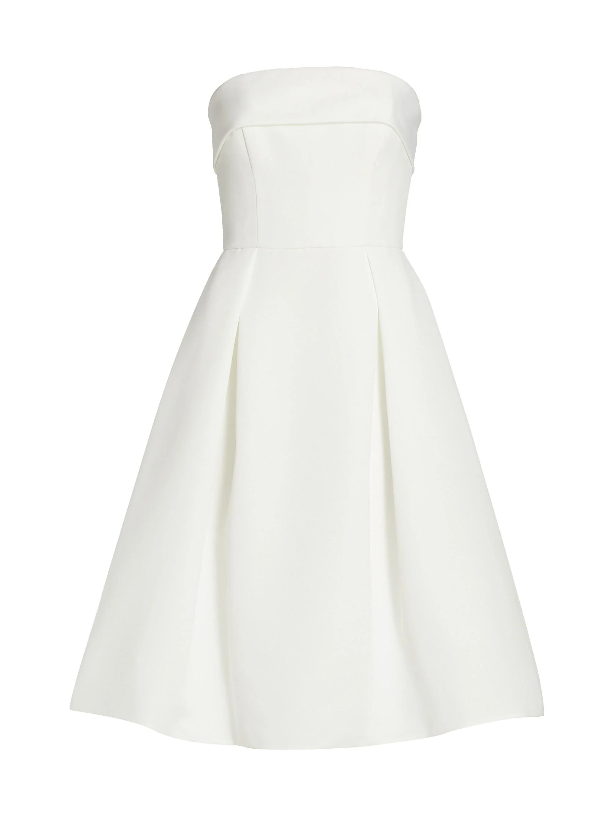 Women's Faille Fit-&-Flare Midi-Dress - Ivory - 1