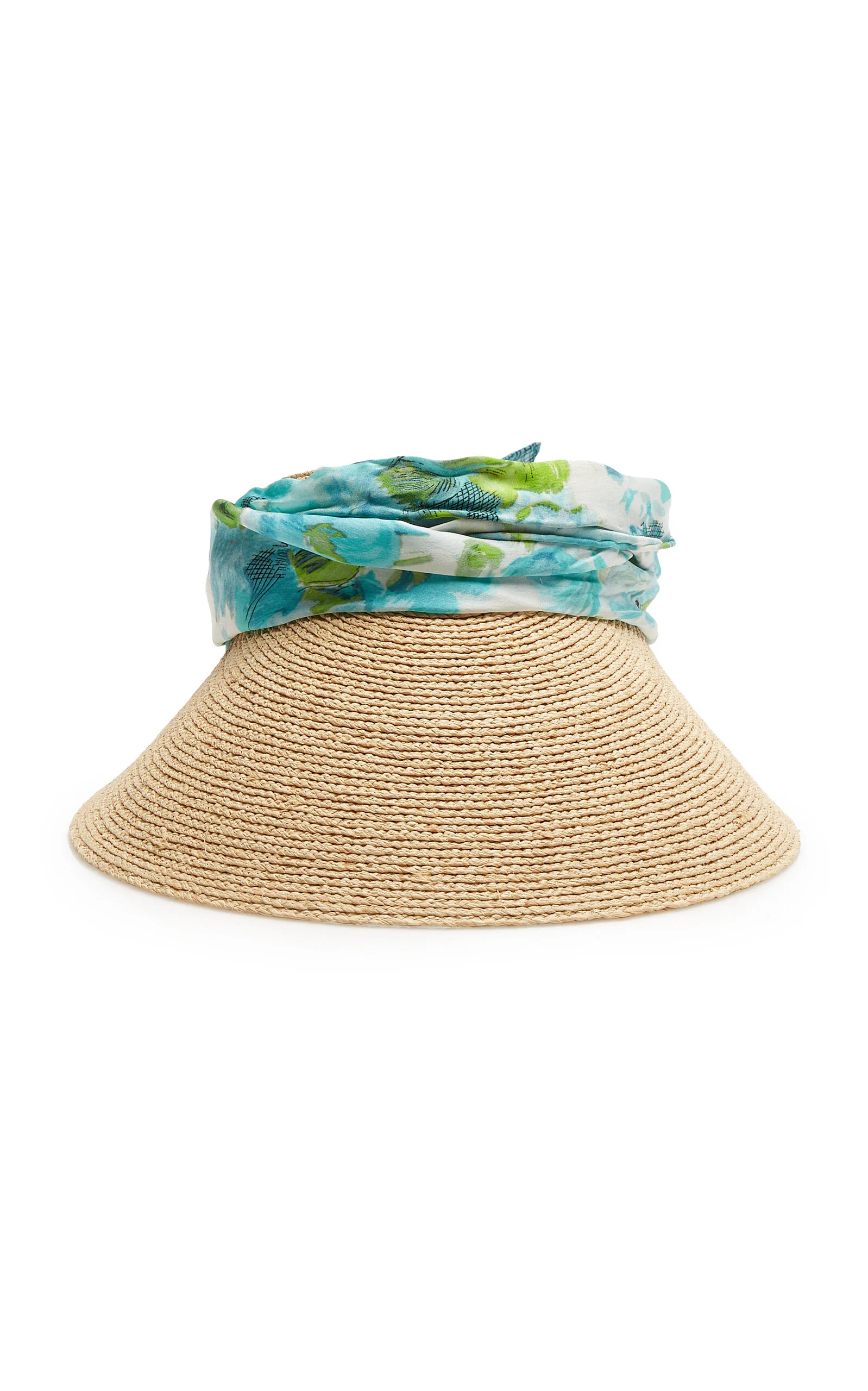 Chloé Bouquet Raffia Visor white - 1