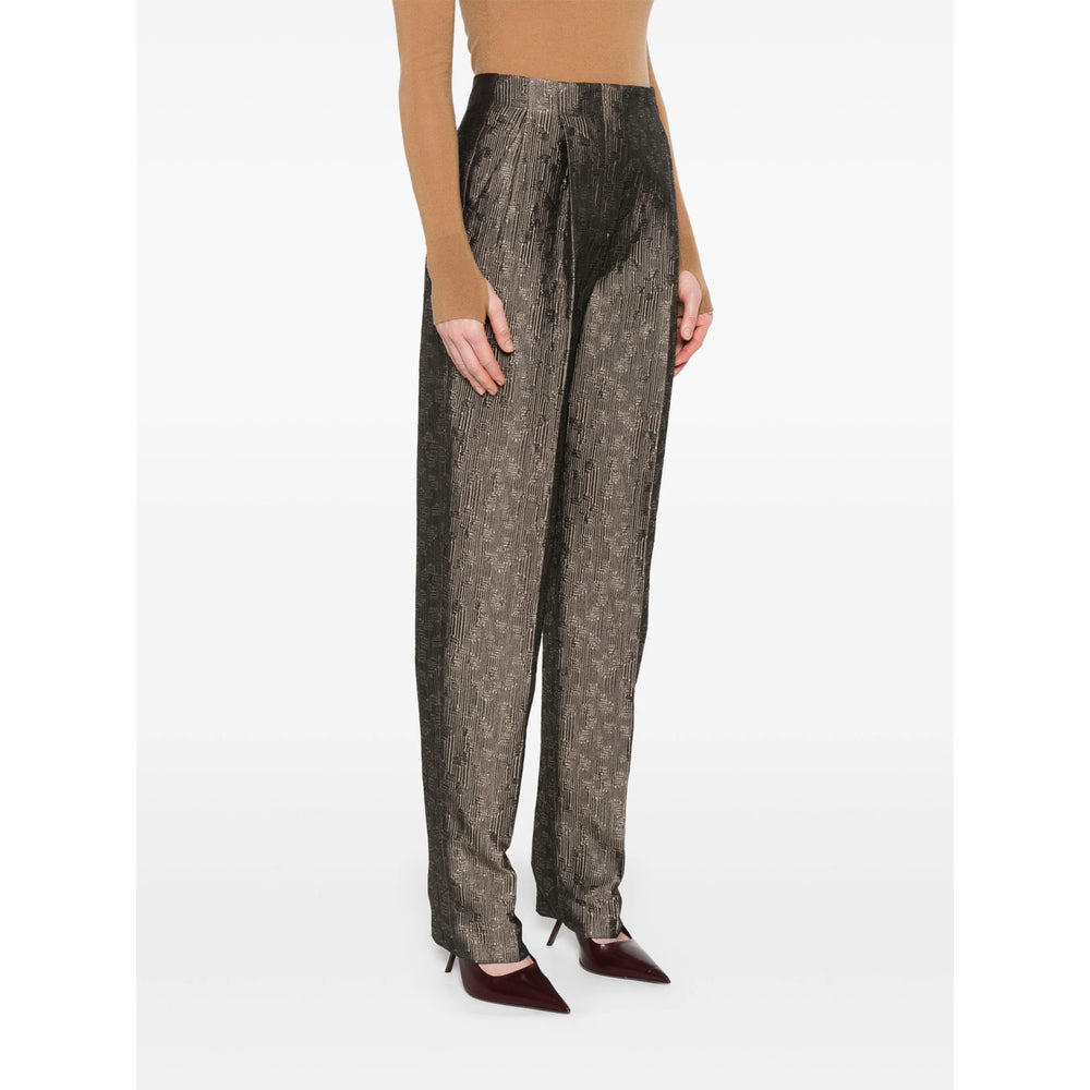 Giorgio Armani Black Trousers - Straight Trousers Women - 2
