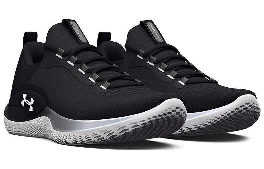 (WMNS) Under Armour Flow Dynamic 'Black White' 3026107-001 - 2