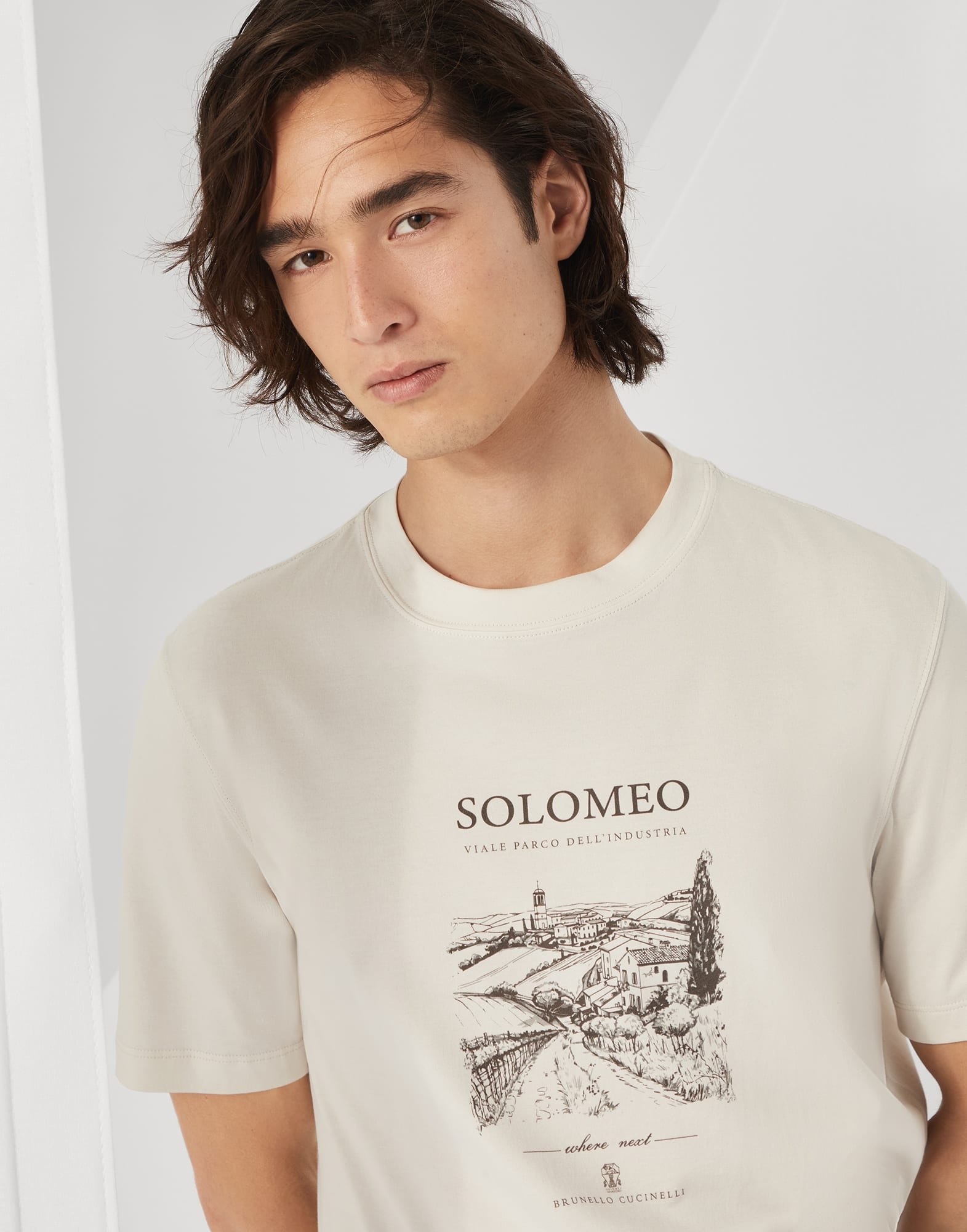 Cotton jersey Solomeo T-shirt - 3