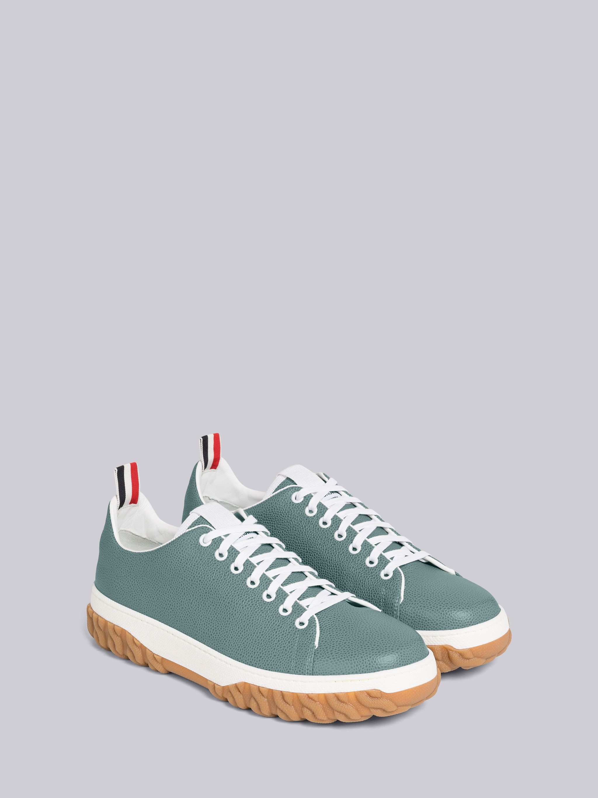 Court pebble-grain sneakers - 5