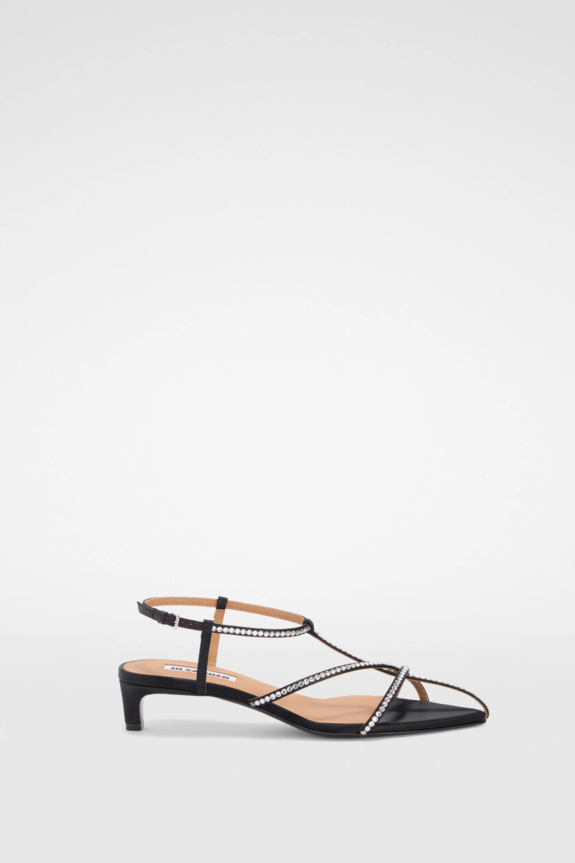 Cage Low-Heel Sandal - 1