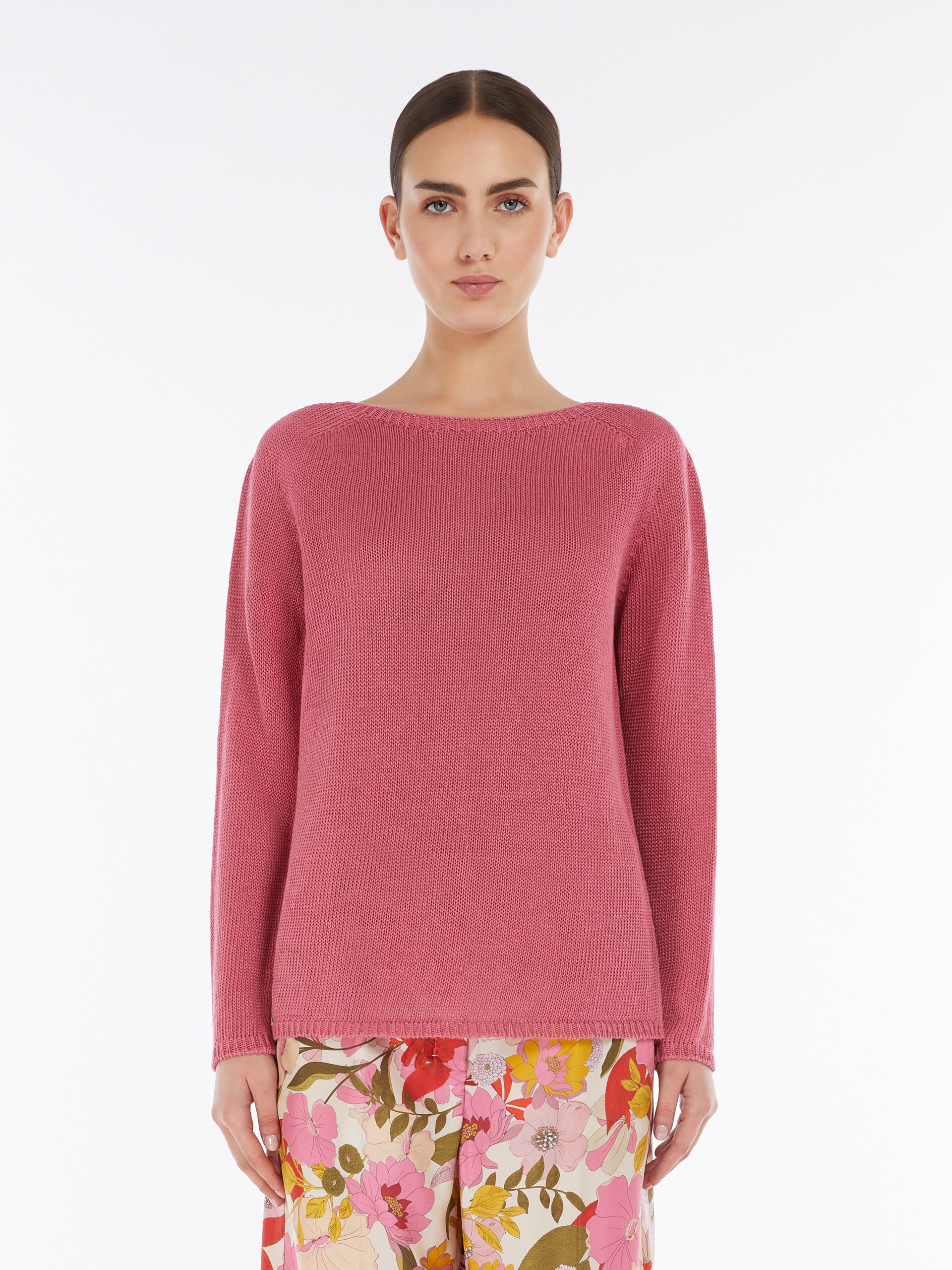 GIOLINO Long-sleeved linen sweater - 3