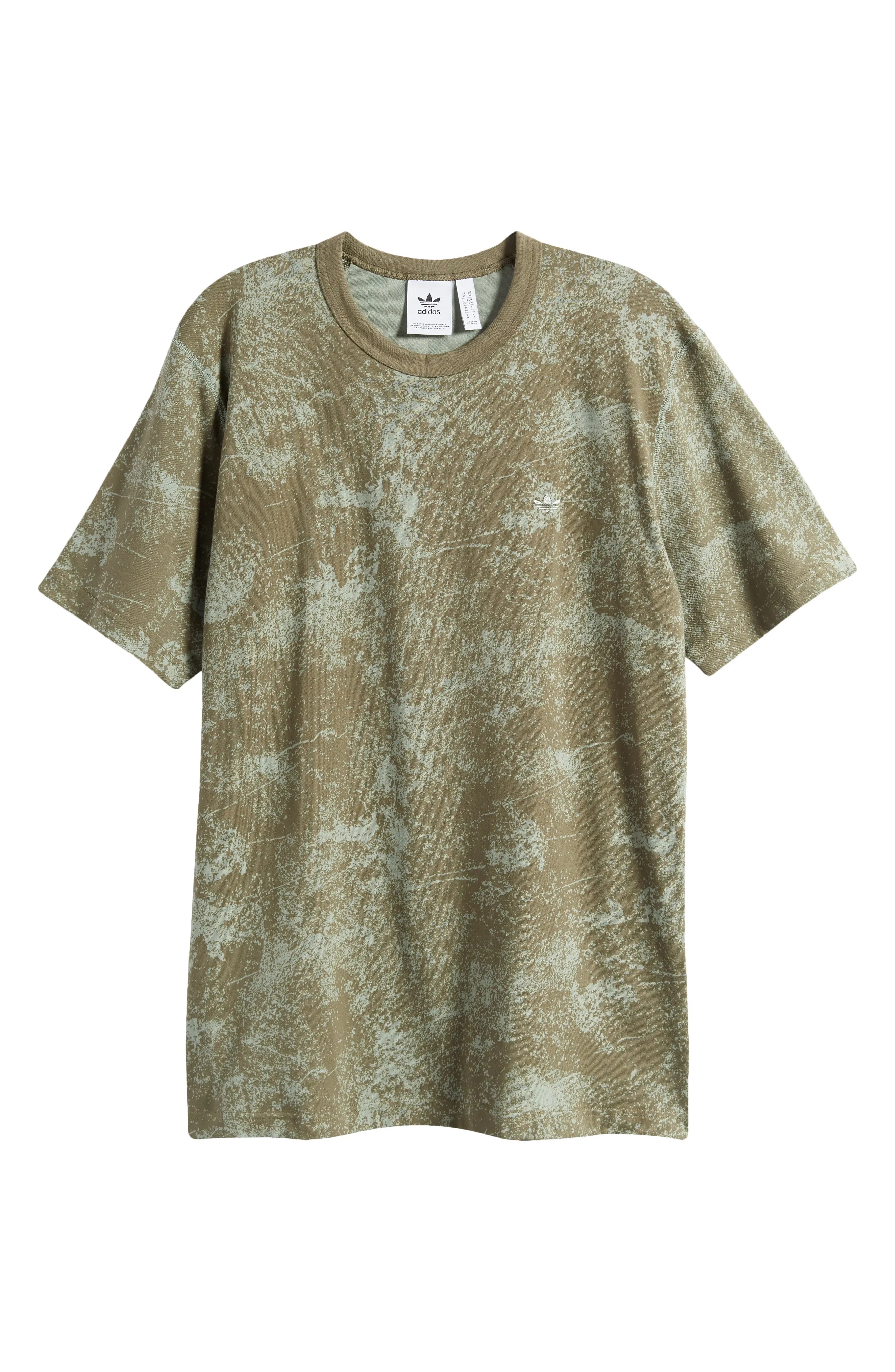 Camo Print Cotton T-Shirt - 5