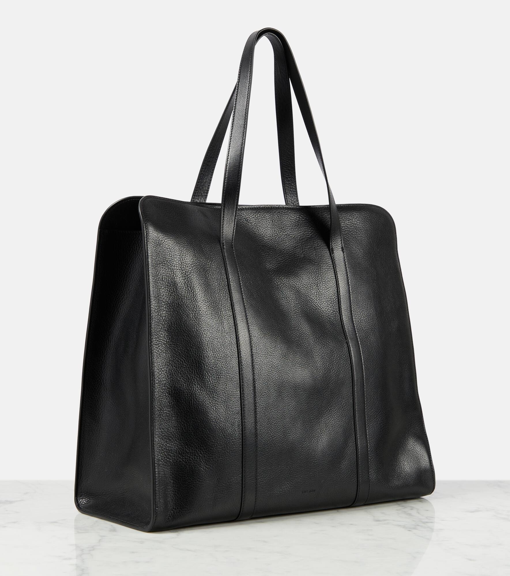 Ben leather tote bag - 4