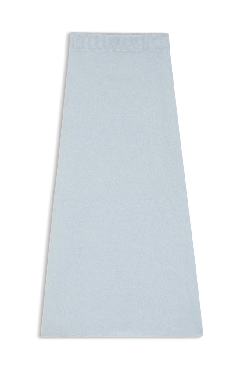 KNITTED SKIRT WITH LOGO CHARM 1
