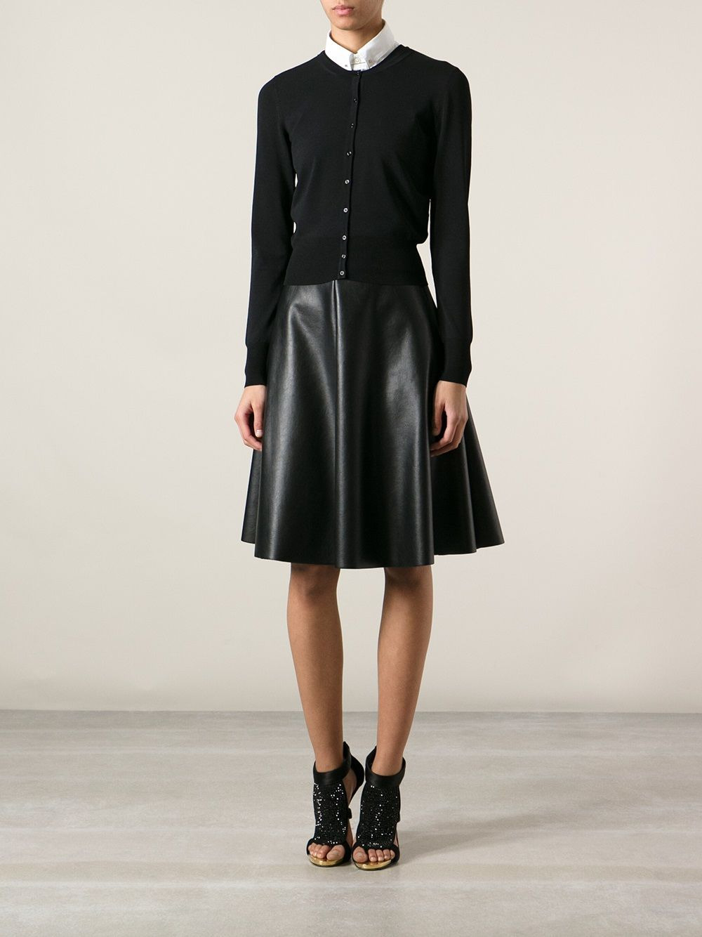 fitted cardigan - 2