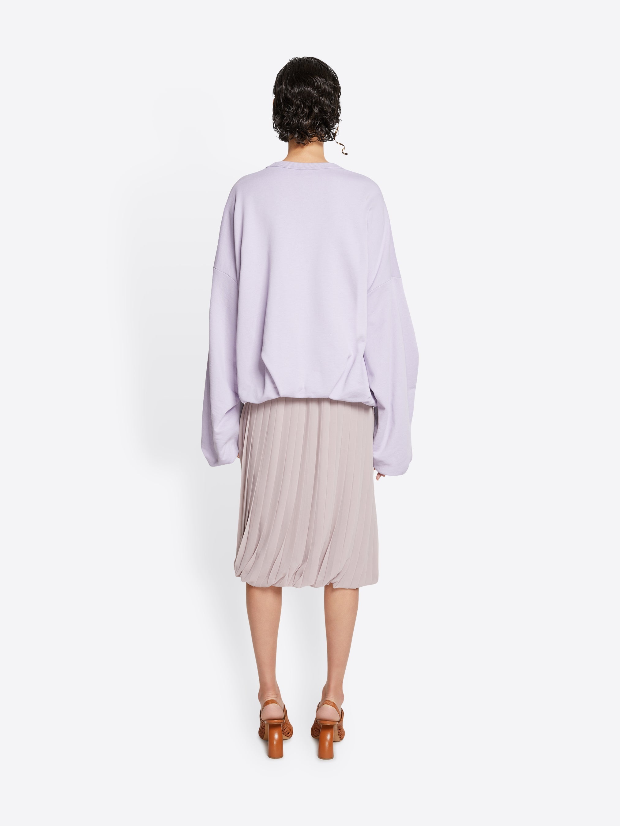 DRAPED SWEATSHIRT - 4