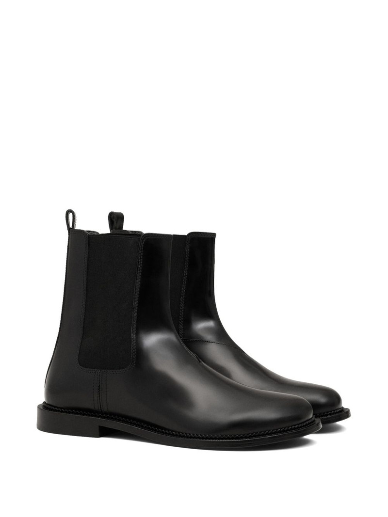 AMI Paris leather anatomical-toe chelsea boots outlook