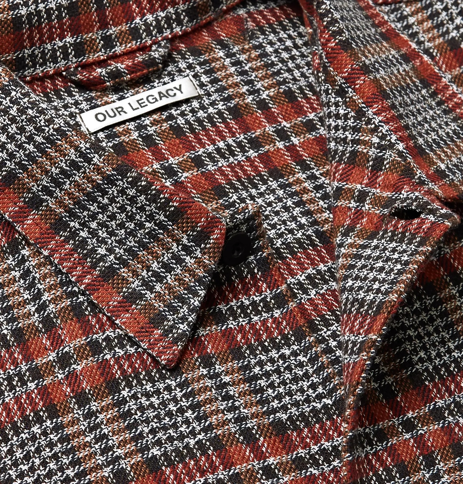 Checked Cotton-Blend Shirt Jacket - 5